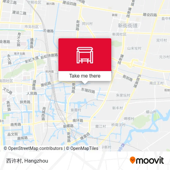 西许村 map