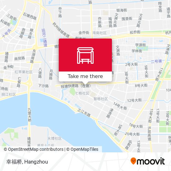 幸福桥 map