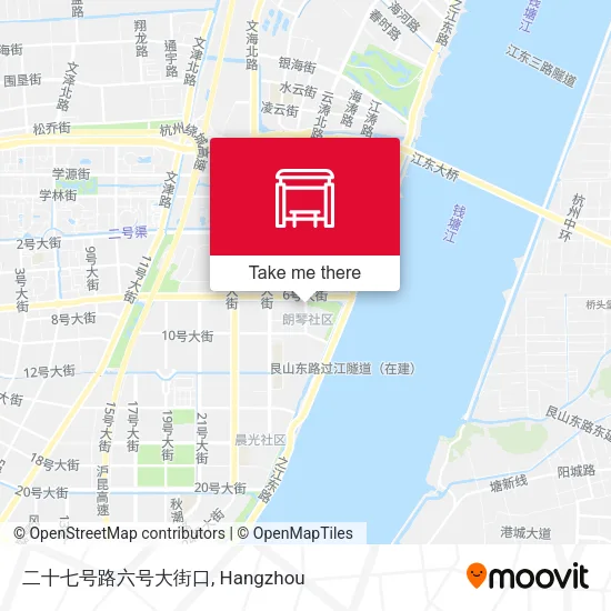 二十七号路六号大街口 map
