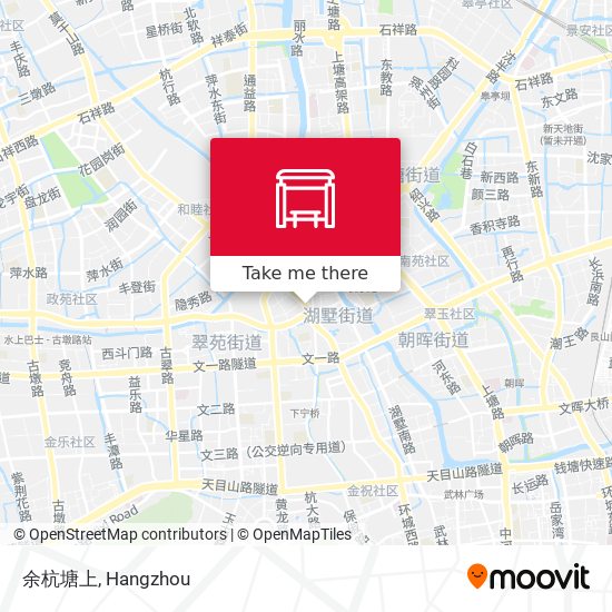 余杭塘上 map