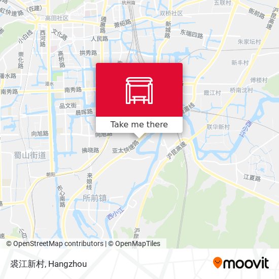 裘江新村 map