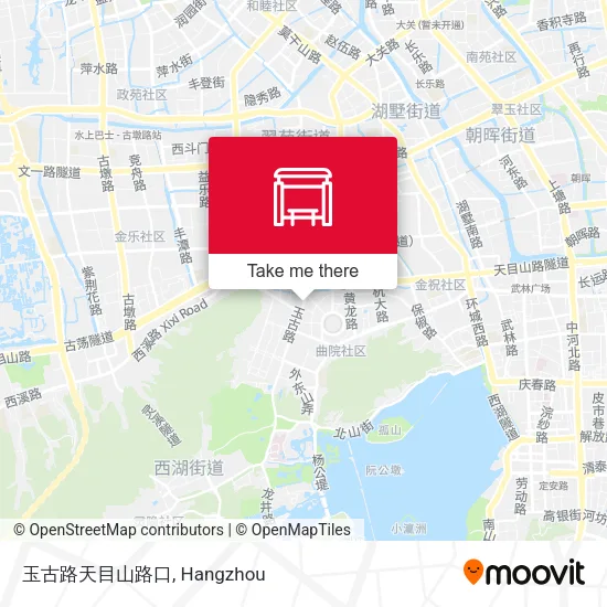 玉古路天目山路口 map