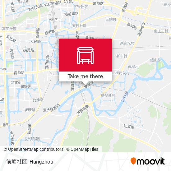 前塘社区 map