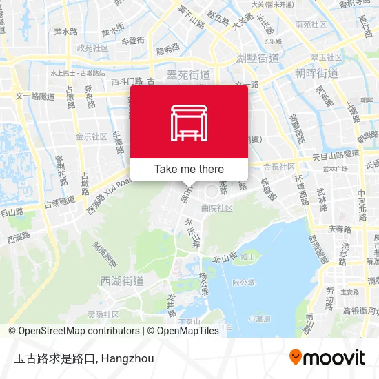 玉古路求是路口 map