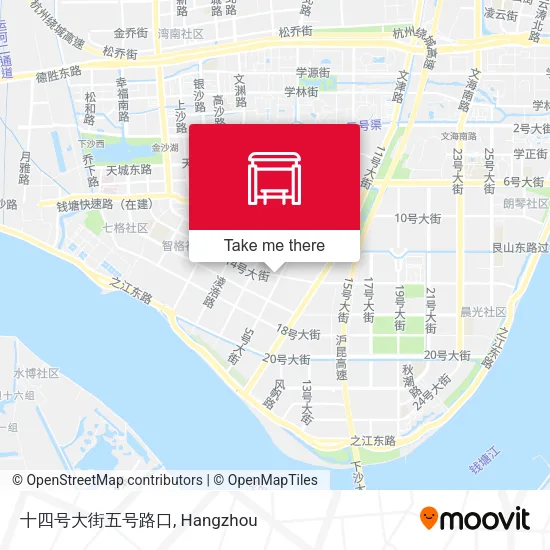 十四号大街五号路口 map