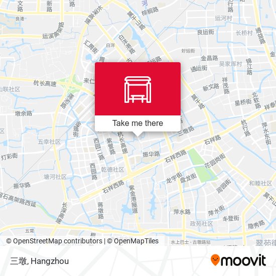 三墩 map