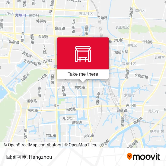 回澜南苑 map