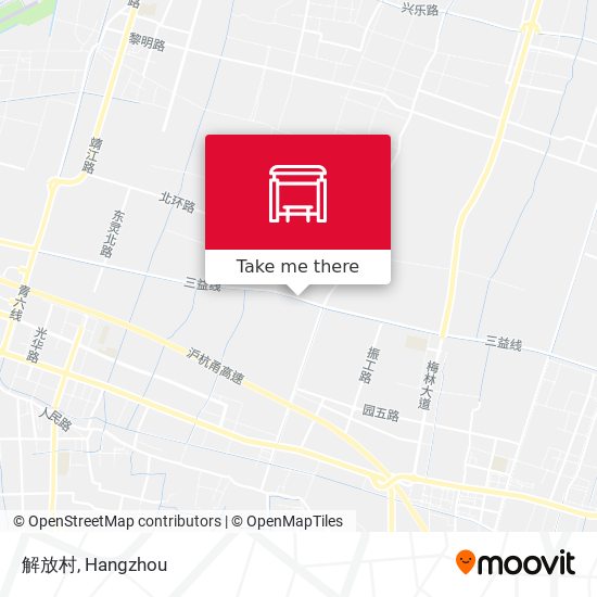 解放村 map