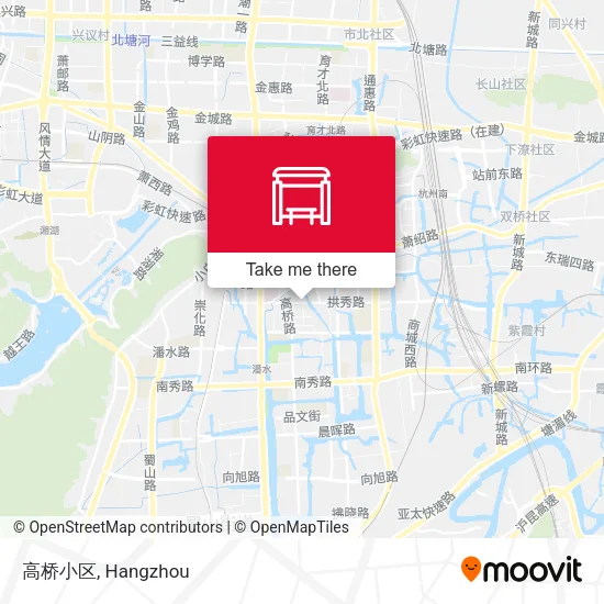 高桥小区 map