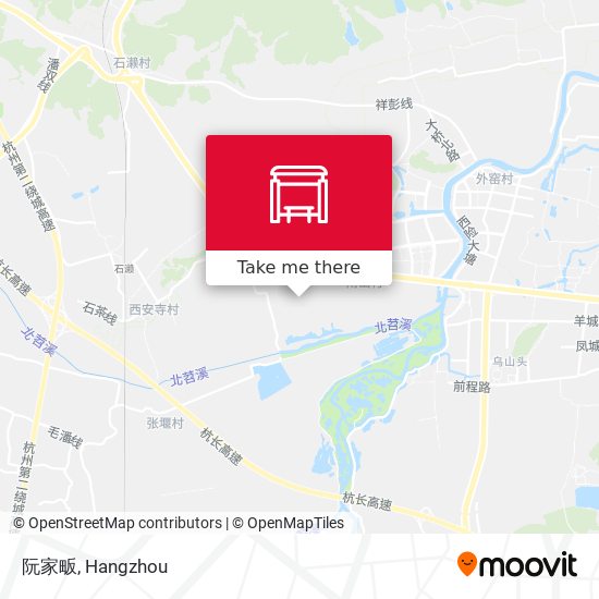 阮家畈 map