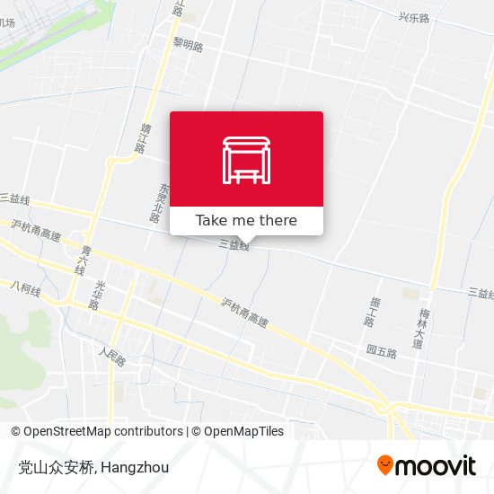 党山众安桥 map