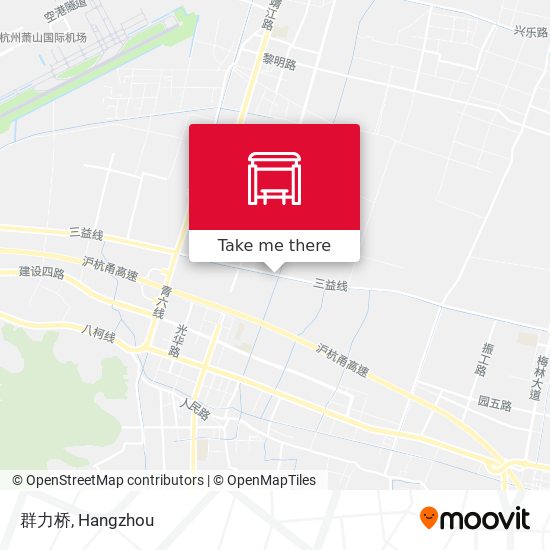 群力桥 map