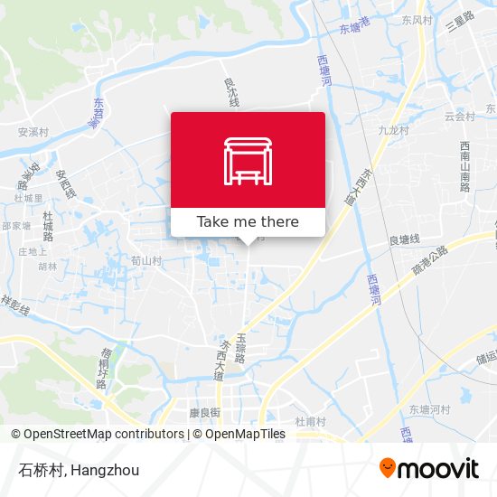 石桥村 map