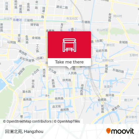 回澜北苑 map