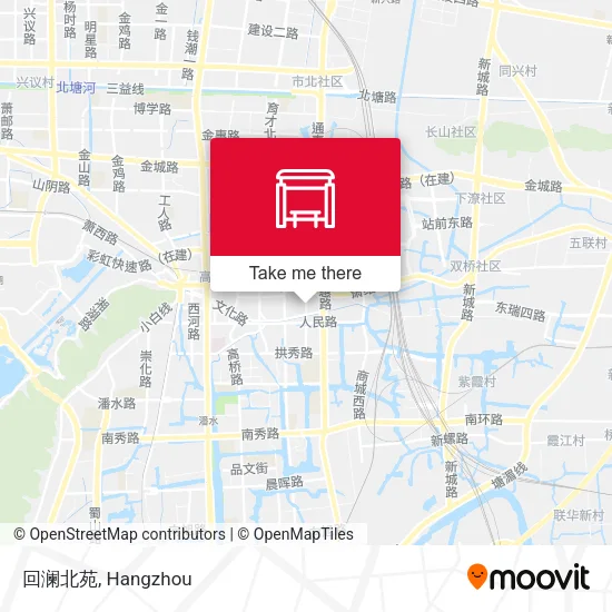 回澜北苑 map