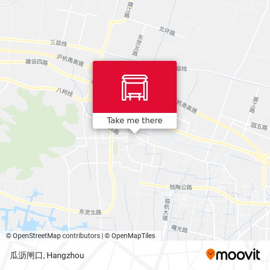 瓜沥闸口 map