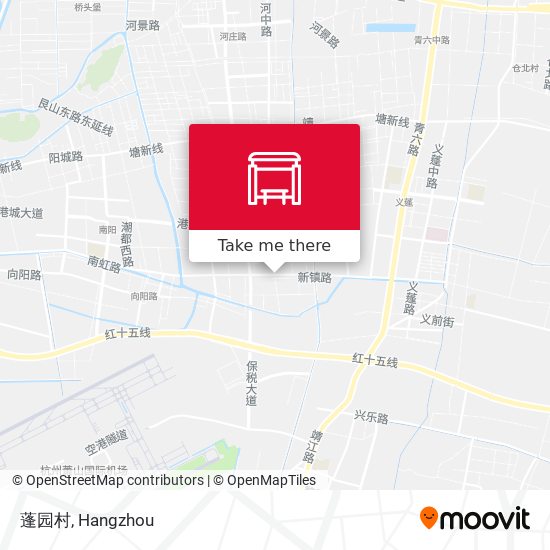 蓬园村 map