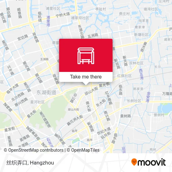 丝织弄口 map