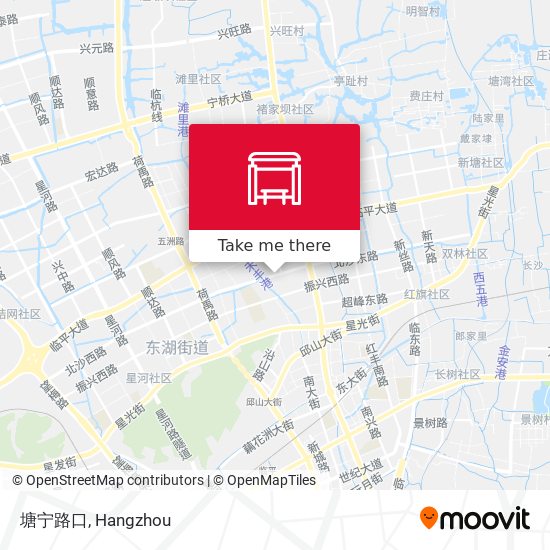 塘宁路口 map