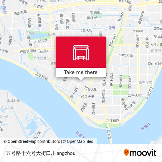 五号路十六号大街口 map