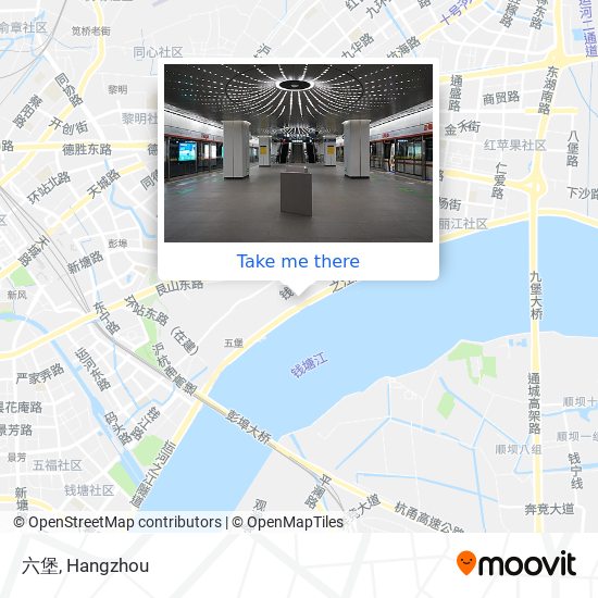 六堡 map