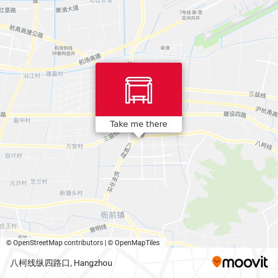 八柯线纵四路口 map