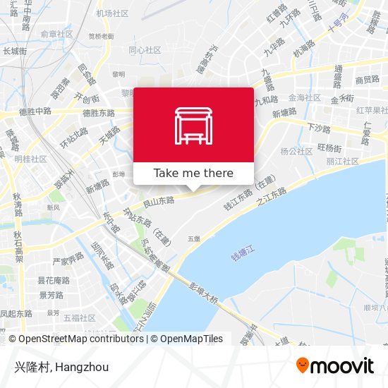 兴隆村 map
