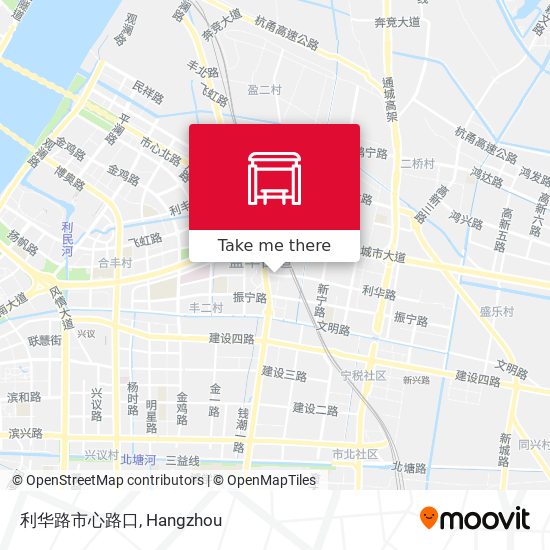 利华路市心路口 map