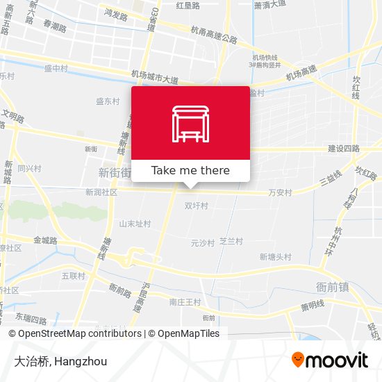 大治桥 map