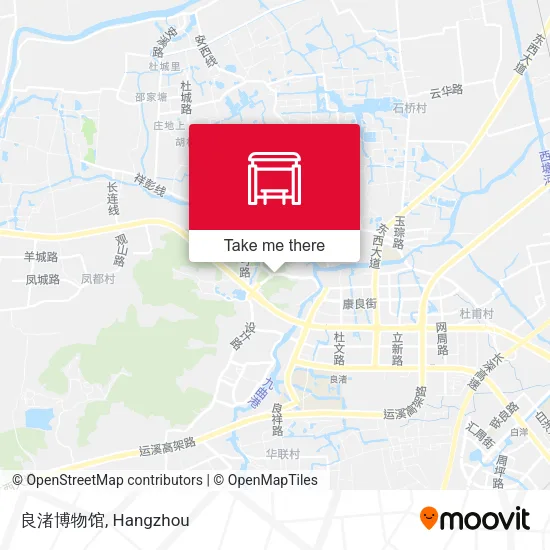 良渚博物馆 map