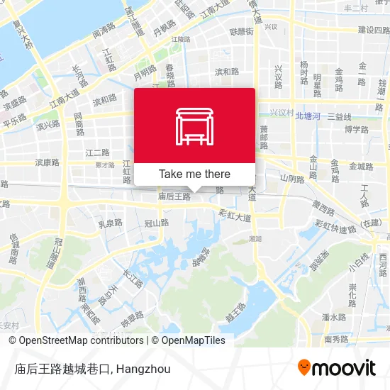 庙后王路越城巷口 map
