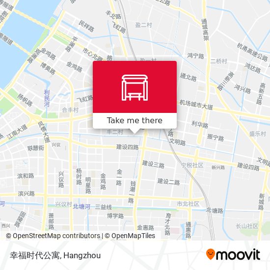 幸福时代公寓 map