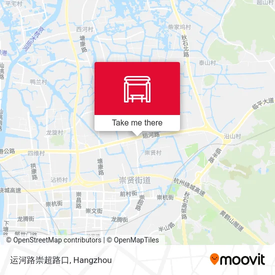 运河路崇超路口 map