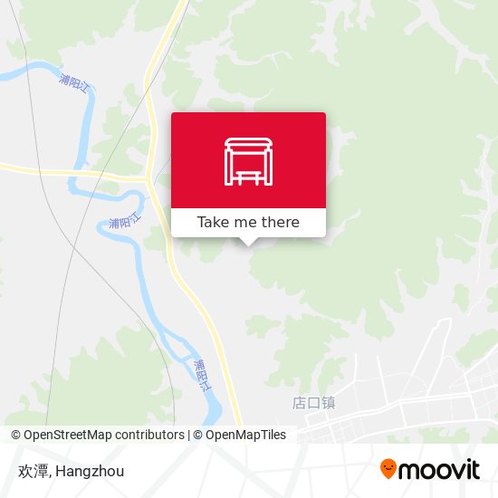 欢潭 map