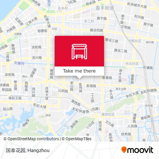 国泰花园 map