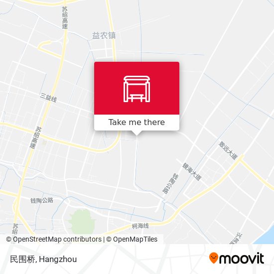 民围桥 map