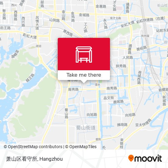 萧山区看守所 map
