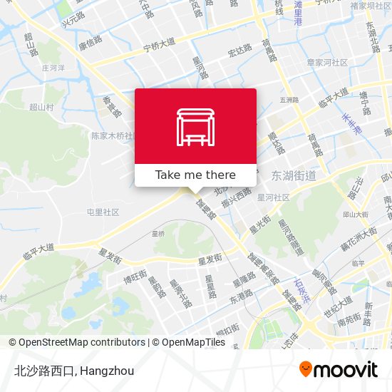 北沙路西口 map