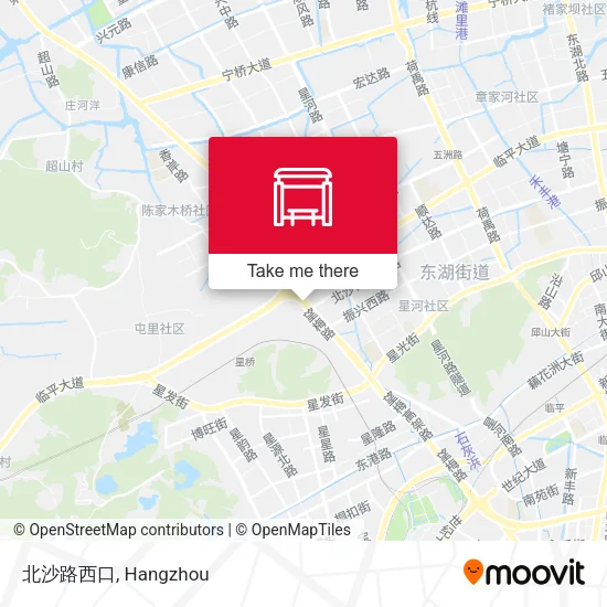 北沙路西口 map