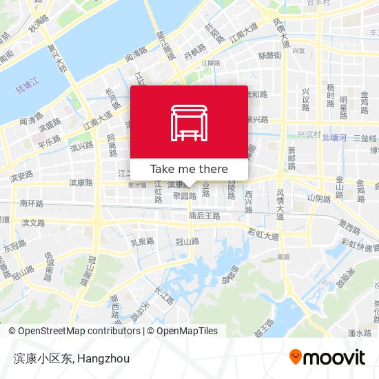 滨康小区东 map