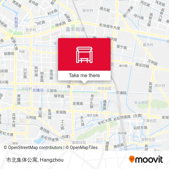 市北集体公寓 map