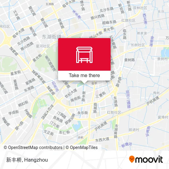新丰桥 map