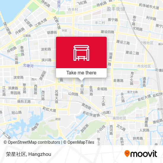 荣星社区 map