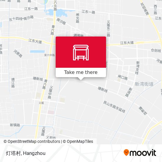 灯塔村 map