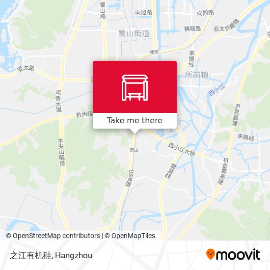 之江有机硅 map