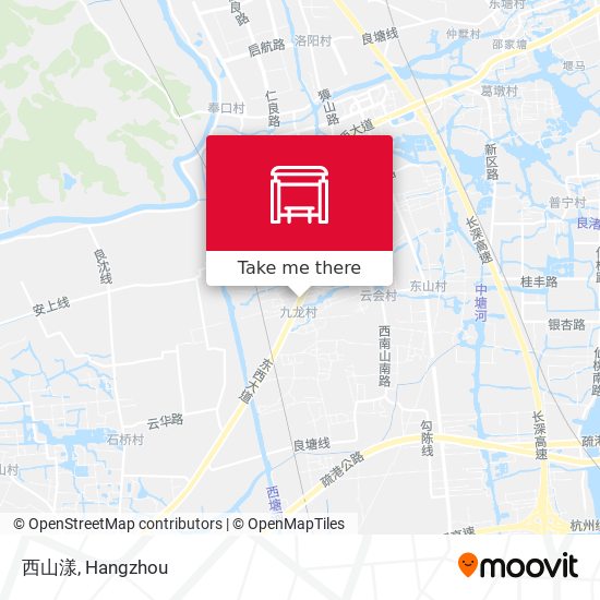 西山漾 map