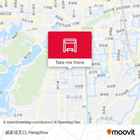 戚家池叉口 map