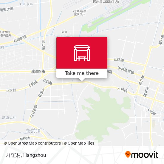 群谊村 map