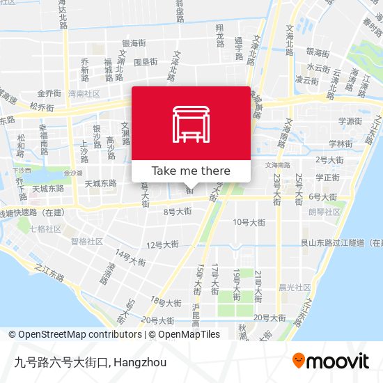 九号路六号大街口 map