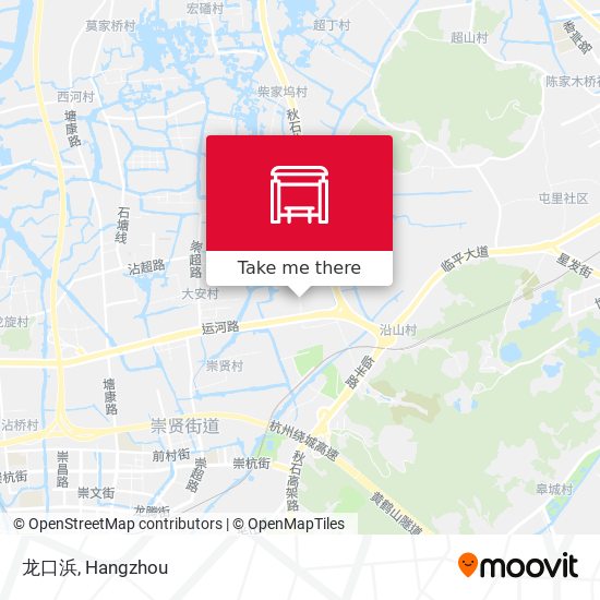 龙口浜 map